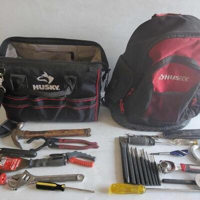 5060	
Husky Tool Bag and Backpack, and Tools!
Husky Tool Bag and Backpack, and Tools!