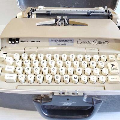#5502 â€¢ Smith-Corona Coronet Automatic Type Writer With Case
