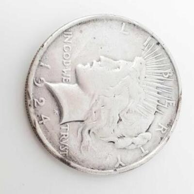 824	
1924 Silver Peace Dollar
1924 Silver Peace Dollar