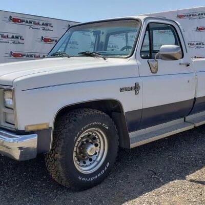 #65 • 1986 Chevrolet C20, See Video! Current Smog        SEE VIDEO...
Current Smog
Year: 1986
Make: Chevrolet
Model: C20
Vehicle Type:...