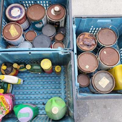0000	
Various Paints, Fertilizer, Insect Killer, Flower Food, and More
Totes are NOT included!