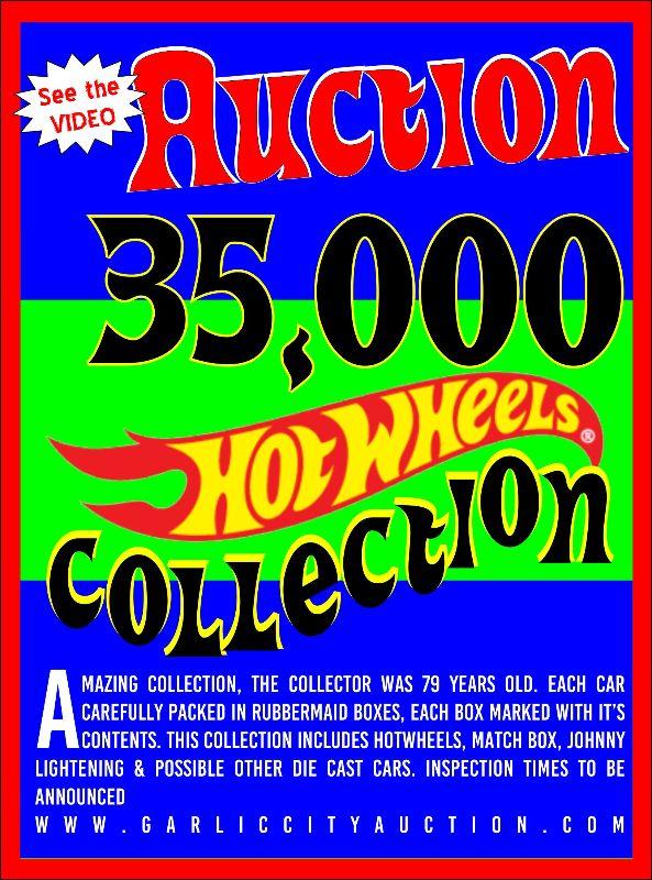 35,000 Hot Wheels AUCTION