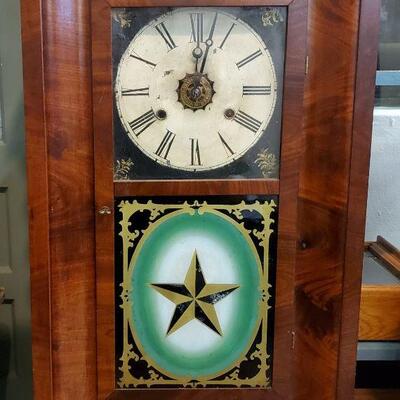 Atq Ogee Cased Clock 1815-1825