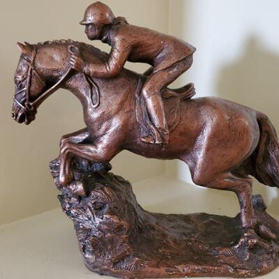 Horse & Rider Statue