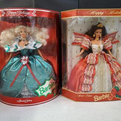 Holiday Barbies 2