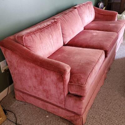 MCM Harden Furniture Velvet Sofa