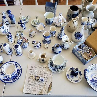 Blue Delft- a small sampling of what is for sale