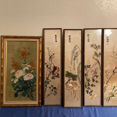 Embroidered Art Lot