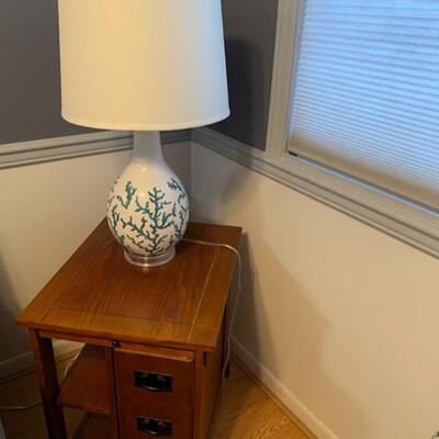 Accent Table and Decorative Lamp 