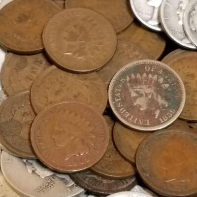 US Coin Collection 1859-1964