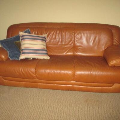 Natuzzi Leather Sofa 