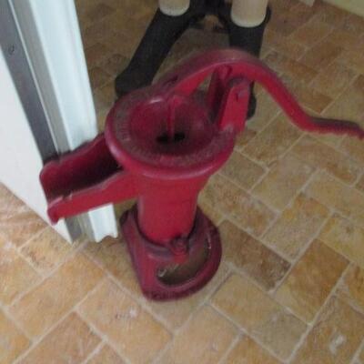 Industrial Red Cast Iron Water Pump 