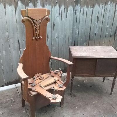 Project Piece Coat Rack Chair & Table