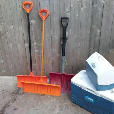 Shovels and Coolers