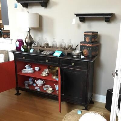 Cabinet has been sold, but contents are still available!