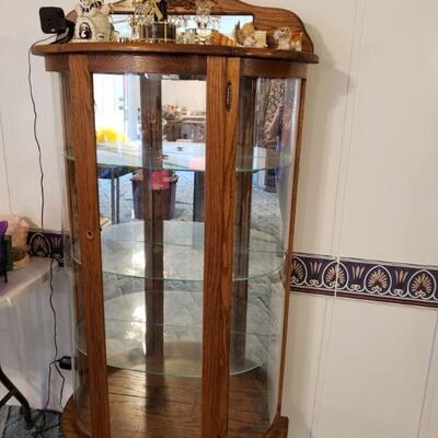 $100.00 
Curio Cabinet with lights