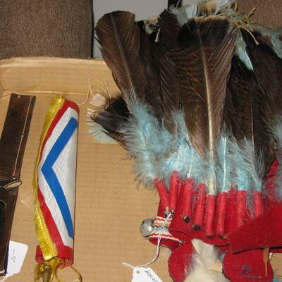 vintage Indian head dress for play time