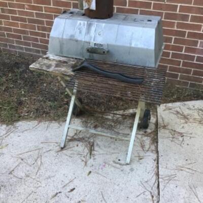 Vintage cast aluminum grill