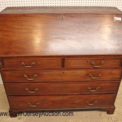 
Lot 513
ANTIQUE SOLID mahogany dove tail case slant front desk with inlaid interior and hidden drawers
