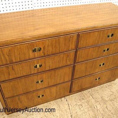 
Lot 520
VINTAGE Drexel Furniture Mid Century 8 drawer burl walnut dresser
