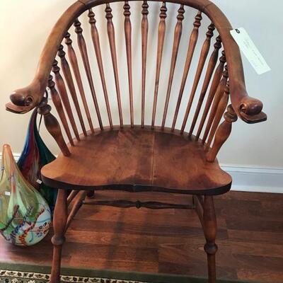 Antique hand carved chair $129