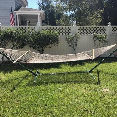Brookstone hammock and stand $135