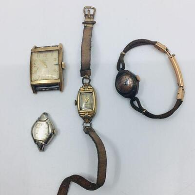 Lot 050-JT1: Vintage Watch Quartet 