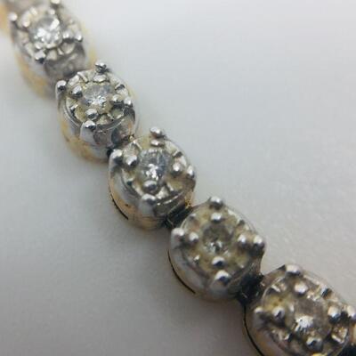Lot 018-JT1: Diamond Tennis Bracelet 