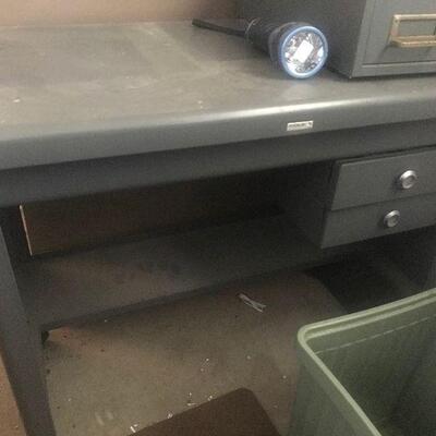 Vintage Metal Desk