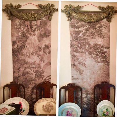 Pair of Chinoiserie Wall Hangings