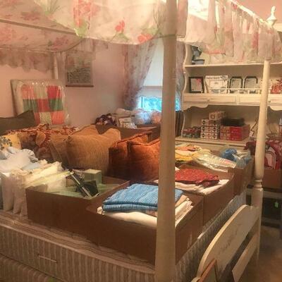 Vintage White Girls Bedroom Suite, matching chest, etc