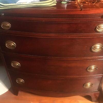 Antique Cherry Wood Chest