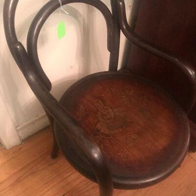 Antique Child's Bentwood Chair
