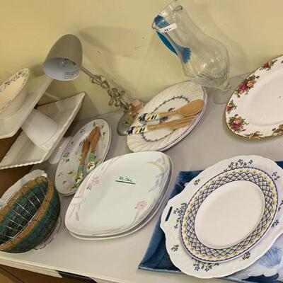 Mikassa, Royal Albert,  Limoges, Fine Serving Plates etc. 