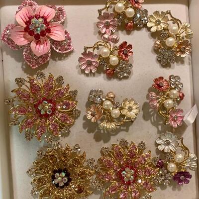 Floral Pins $7 EACH