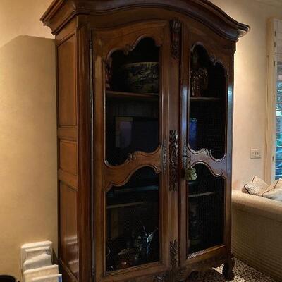 Solid oak armoire $3500