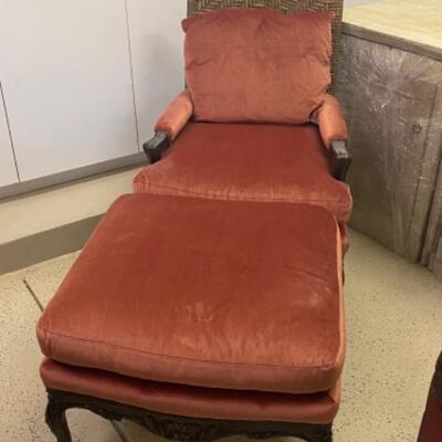 Chair and ottoman Chair and ottoman $800 very good condition and heavy