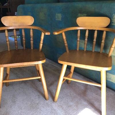 2 Childs Captain's chairs
