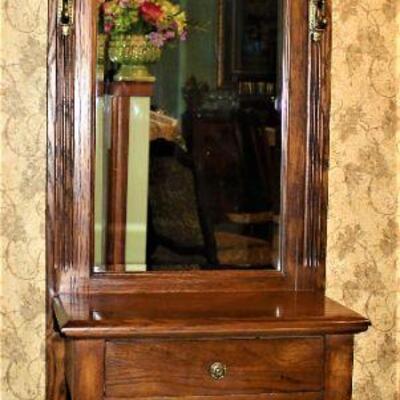 Entry Hall Table w/ Mirror ( Very Ornate ) 