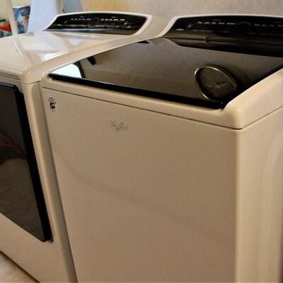 Super nice Whirlpool Cabrio Washer and Dryer with digital operation.
