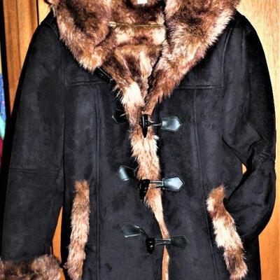One of many deadstock clothing items you'll find.  This Coldwater Creek coat will keep you warm and in style.
