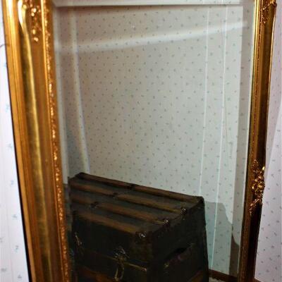 Large Ornate Mirror with gold frame 35