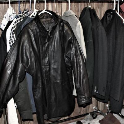 Nice Leather men's jackets and coats
