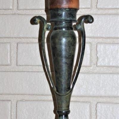 Tall Iron Candlestick Holders (2)