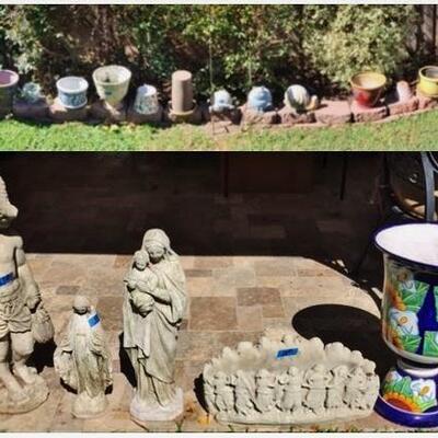 Outdoor Pottery and Yard Art