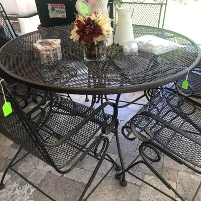 Wrought Iron Patio Set