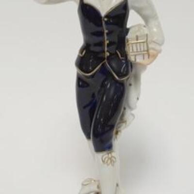 1091	ROYAL DUX PORCELAIN FIGURE MAN WITH A BIRD ON HIS HAND 10 3/4 IN H 	50	100	20	PLEASE PAY ATTENTION FOR DAILY ADDITIONS TO THIS SALE....