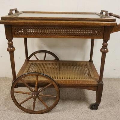 1093	TIGER OAK TEA CART HAS LIFT OFF GLASS TRAY AND A WHICKER SHELF 	50	100	20	PLEASE PAY ATTENTION FOR DAILY ADDITIONS TO THIS SALE....