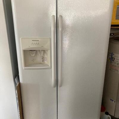 White side-by-side refrigerator