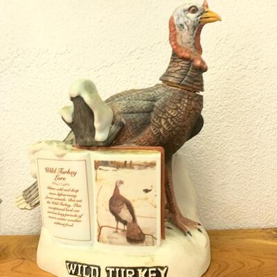 Wild Turkey decorative decanter